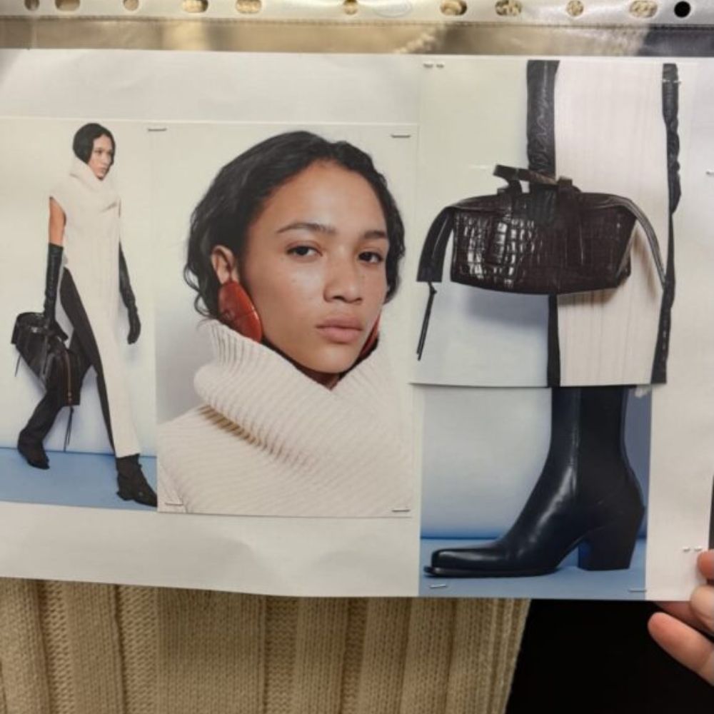 Modelo carioca, Mauria Caetano desfila para Balmain e Acne Studios na Paris Fashion Week